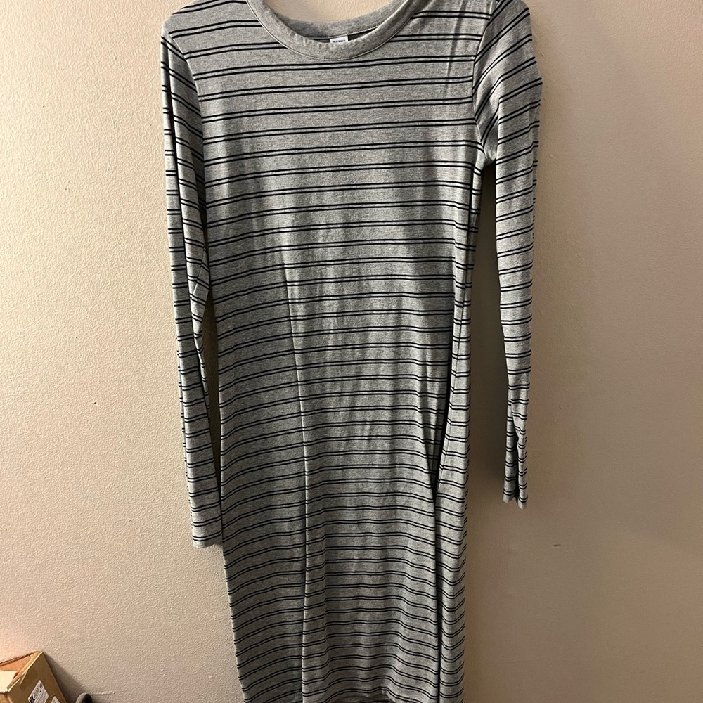 Gray & Black Tall Dress